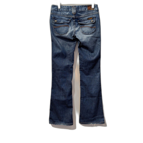 Genuine Fossil Denim Boot Cut, Distressed,Low Rise Jeans  Sz 28 - Picture 9 of 9
